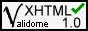 Valid XHTML 1.0